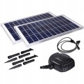 Pompa solarna do oczka wodnego kaskada strumień wodospad wydajna 3400 l/h