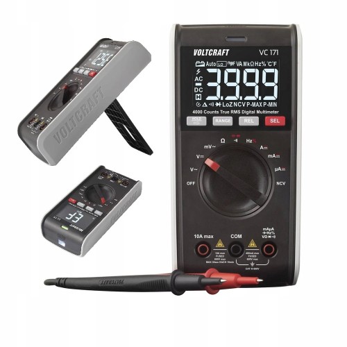 Multimetr miernik cyfrowy 600V specjalistyczny CATIII podświetlanie latarka