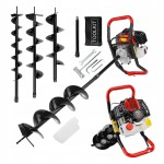 Wiertnica spalinowa 6 KM glebowa 150 obr/min 3 wiertła przedłużka świder