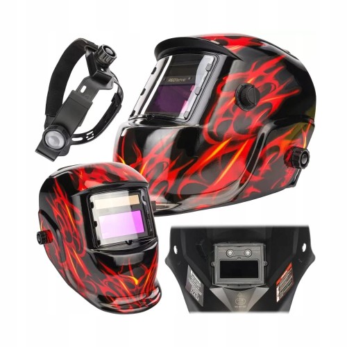 Maska przyłbica spawalnicza filtr samościemniająca automatyczna EN379 lekka