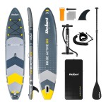 Deska do pływania SUP pompowana 350x80x15cm do 154kg zestaw