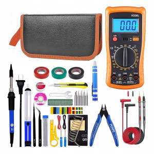Największy zestaw lutowniczy LUTOWNICA ODSYSACZ MIERNIK i liczne akcesoria