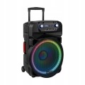 Kolumna głośnik Bluetooth 45cm 240W USB SD AUX FM 2x mikrofon akumulator