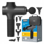 MASAŻER wibracyjny pistolet do masażu 8 końcówek do pleców ciała stóp