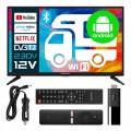 Telewizor do kampera 24 cale Smart Android tv WiFi BT USB HDMI 12V