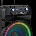Kolumna głośnik Bluetooth 45cm 240W USB SD AUX FM 2x mikrofon akumulator