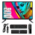 Telewizor smart Android HD 24 cale WiFi BT DVBT2 S2 VGA HDMI USB 230V 12V