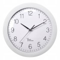 Zegar ścienny sterowany radiowo BIAŁY 30cm auto czas DCF77