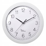 Zegar ścienny sterowany radiowo BIAŁY 30cm auto czas DCF77