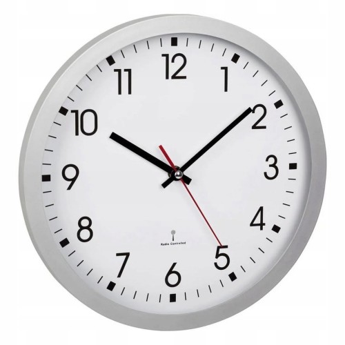 Zegar ścienny sterowany radiowo 30cm DCF77 AUTO CZAS