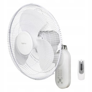 Wentylator ścienny 40 cm oscylacja 3 łopaty wirnika pilot timer Sygonix