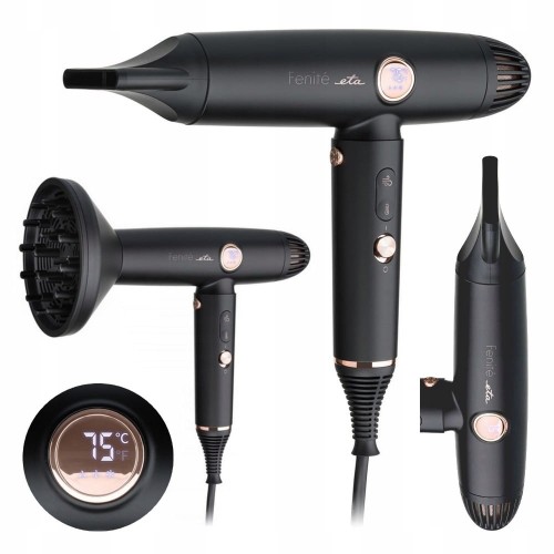 Suszarka do włosów ETA Fenite Exclusiv 1400W jonizacja dyfuzor koncentrator