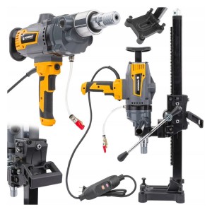Wiertnica do betonu otwornica statyw 2600W 0-1500 obr/min na mokro i sucho
