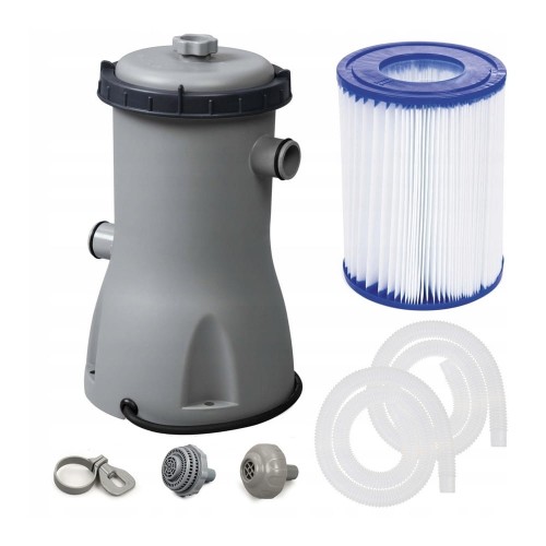 Pompa do basenu filtrująca basenowa 3028 l/h wąż filtr złączki Bestway