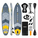 Deska do pływania SUP z siedziskiem pompowana 335x84x15cm do 170kg wiosło