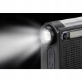 Radio solarne dynamo awaryjne FM AM KW powerbank na korbkę latarka surwiwal