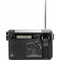 Radio solarne dynamo awaryjne FM AM KW powerbank na korbkę latarka surwiwal