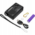 Radio solarne dynamo awaryjne FM AM KW powerbank na korbkę latarka surwiwal