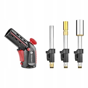 Palnik lutowniczy do lutowania LUTOWNICA 4 dysze płomień wirowy punktowy