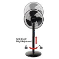 Wentylator podłogowy stojący OSCYLACJA 5 trybów 40 W REGULACJA wysokości