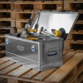 Skrzynia transportowa uniwersalna z ALUMINIUM narzędziowa 56 x 37 x 24.5 cm