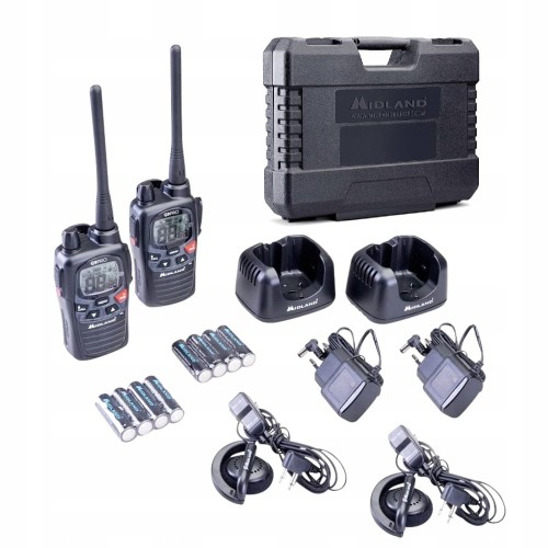 Krótkofalówki PMR 2 sztuki walki talki radiotelefon Midland wodoodporne