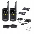 Krótkofalówki 2 sztuki Walkie Talkie 16 kanałów PMR odporna IP54 Motorola