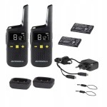 Krótkofalówki 2 sztuki Radiotelefon 16 kanałów PMR odporna IP54 Motorola