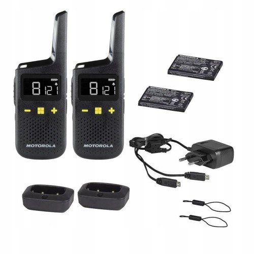 Krótkofalówki 2 sztuki Walkie Talkie 16 kanałów PMR odporna IP54 Motorola