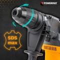 MŁOT UDAROWY obrotowy SDS MAX 2800W 18J WALIZKA zestaw REGULACJA OBROTÓW