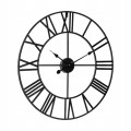 Zegar ścienny DUŻY 60cm ALUMINIOWY CZARNY