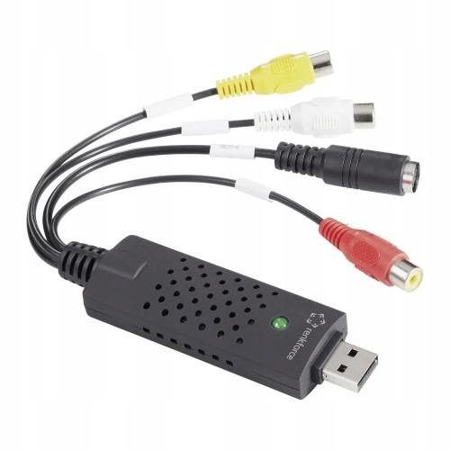 Konwerter CINCH video grabber RCA USB adapter zgrywanie kaset VHS