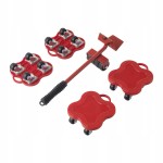 Podnośniki do przesuwania transportu mebli rolki wózek udźwig 400 kg