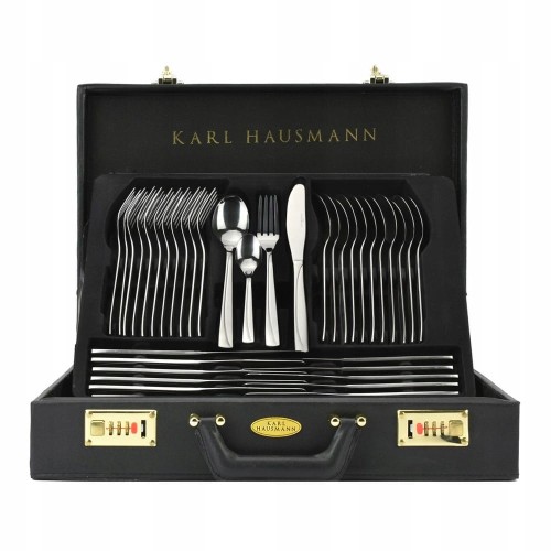 Sztućce w WALIZCE EKSKLUZYWNE 72 elementy na 12 OSÓB