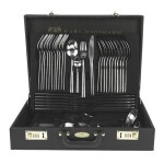 Sztućce w WALIZCE EKSKLUZYWNE 72 elementy na 12 OSÓB