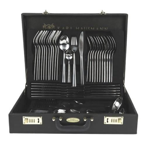 Sztućce w WALIZCE EKSKLUZYWNE 72 elementy na 12 OSÓB