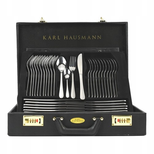 Sztućce w WALIZCE EKSKLUZYWNE 72 elementy na 12 OSÓB