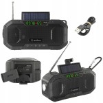 Radio survivalowe SOLARNE outdoorowe SOS BLUETOOTH LATARKA wodoodporne IPX5