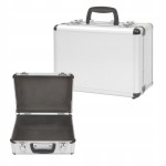 Walizka UNIWERSALNA kłódki ALUMINIUM wyściółka WZMOCNIONA 32 x 23 x 15 cm
