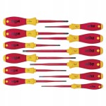 Zestaw wkrętaków IZOLOWANYCH VDE dla ELEKTRYKA śrubokręty 12szt 1000 V Wiha