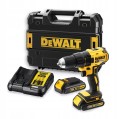 Wiertarko wkrętarka DEWALT zestaw 2 akumulatory 18V 1.5Ah ŁADOWARKA walizka