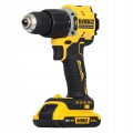 Wiertarko wkrętarka UDAROWA zestaw 2 akumulatory 18V 2Ah DEWALT walizka
