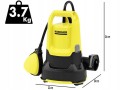 Pompa zasysająca od 1mm ZANURZENIOWA do wody 9000 l/h PŁYWAK Karcher