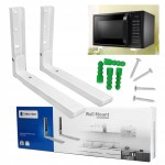 Solidny UCHWYT naścienny do MIKROFALI kuchenki mikrofalowej wieszak + kołki