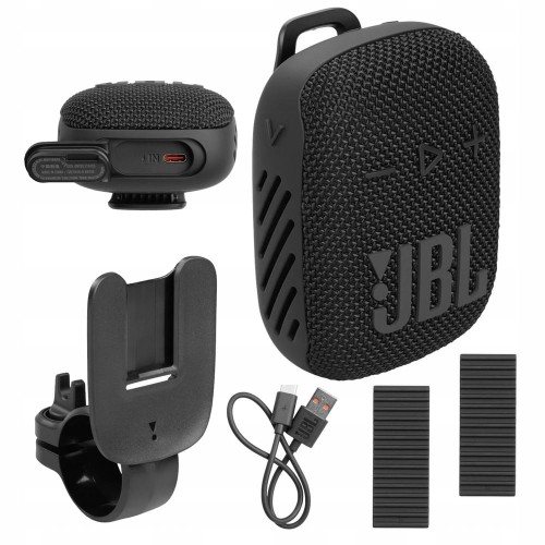 Głośnik przenośny na rower bluetooth JBL Wind 3s wodoodporny IP67 klips