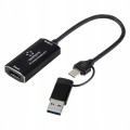 System przechwytywania wideo ADAPTER HDMI na USB moduł nagrywania 4K