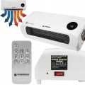 Kurtyna powietrzna grzejnik ceramiczny termowentylator ścienny 2000W pilot