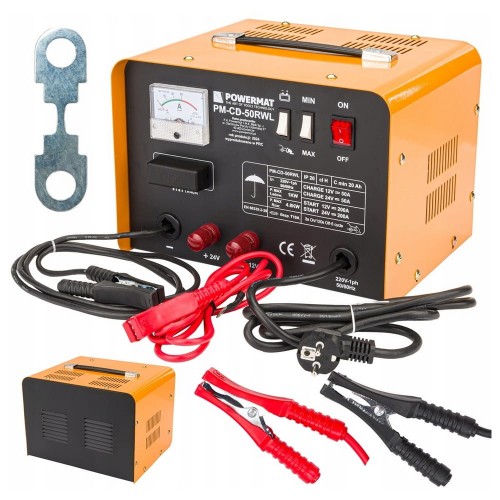 Prostownik z rozruchem do akumulatorów 200A 12V 24V rozruch samochodu