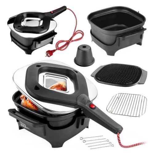 Prodiż elektryczny garnek Eta Pacenka MAX 4.3l grill 475W duży zestaw