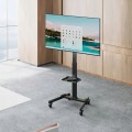 Mobilny uchwyt do telewizora regulowany stojak z półką kółka 32 - 55''